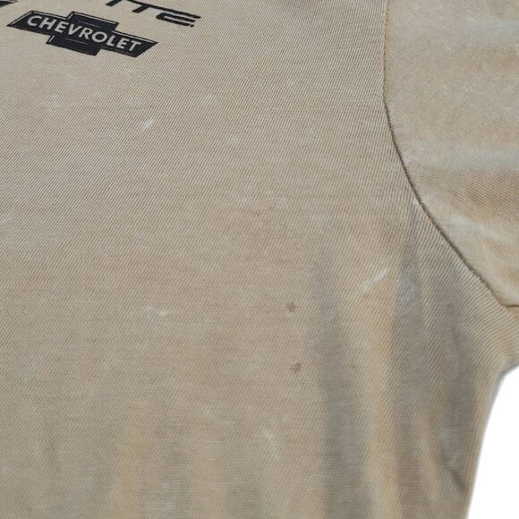 Corvette "One Word That is Worth a Thousand Pictures" Tan Graphic T-Shirt - Picture 7 of 8